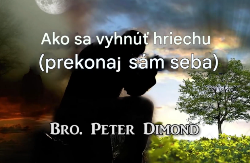 Ako sa vyhnúť hriechu (prekonaj sám seba!)